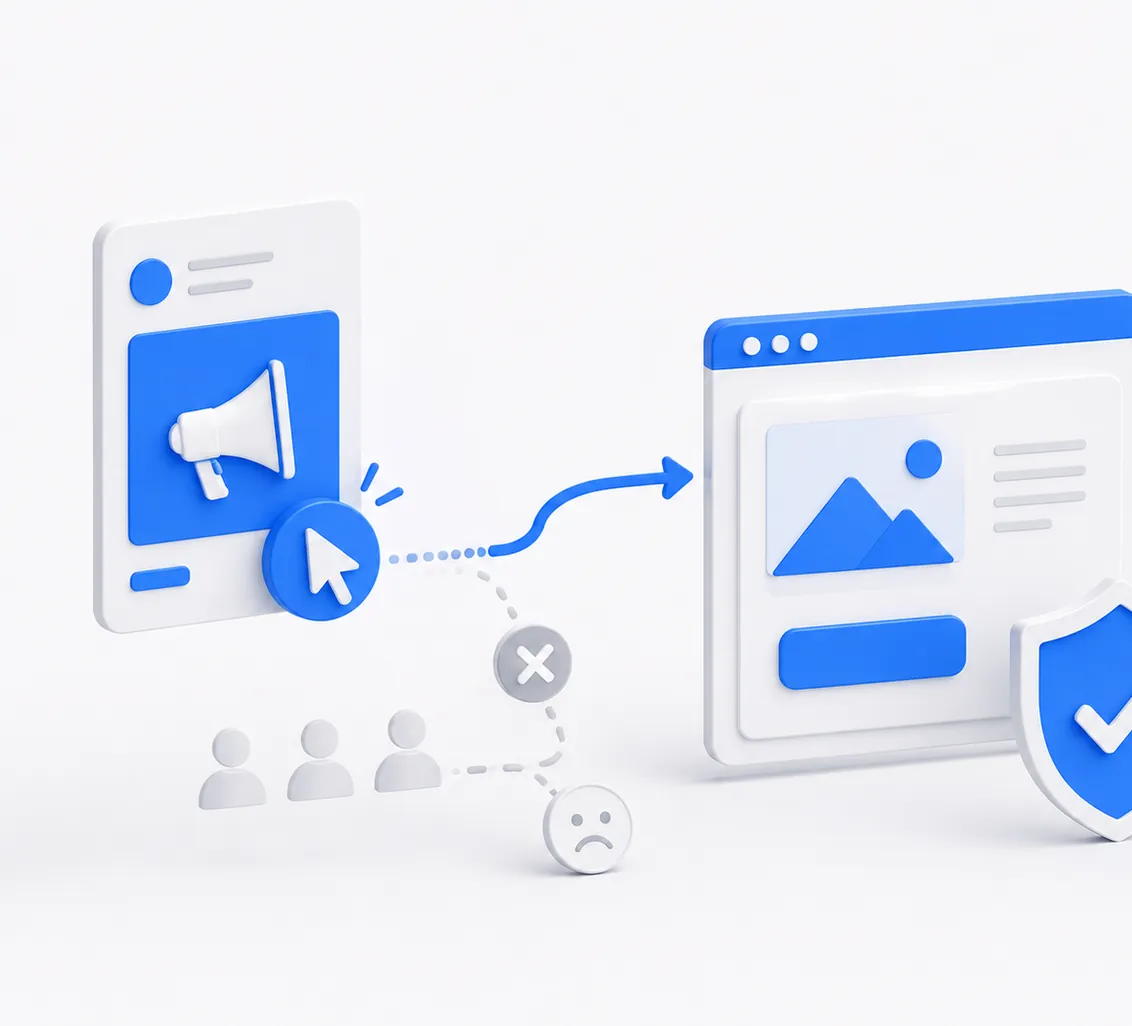 From ad click to a converting landing page