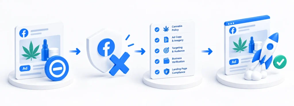 Cannabis Advertising on Facebook: Why Ads Get Blocked and What to Check Before Launching a Campaign